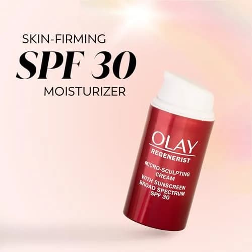 Olay Regenerist Micro-Sculpting Cream Face Moisturizer with Sunscreen SPF 30 | Anti-Aging Hydrating Face Cream 0.5 oz thumbnail 2