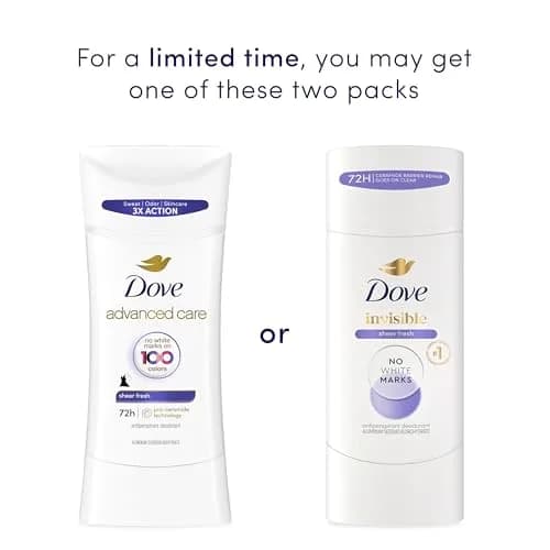 Dove Advanced Care Sheer Fresh Antiperspirant Deodorant Stick 77ml (2.6 oz) | 72-Hour Sweat & Odor Protection thumbnail 3