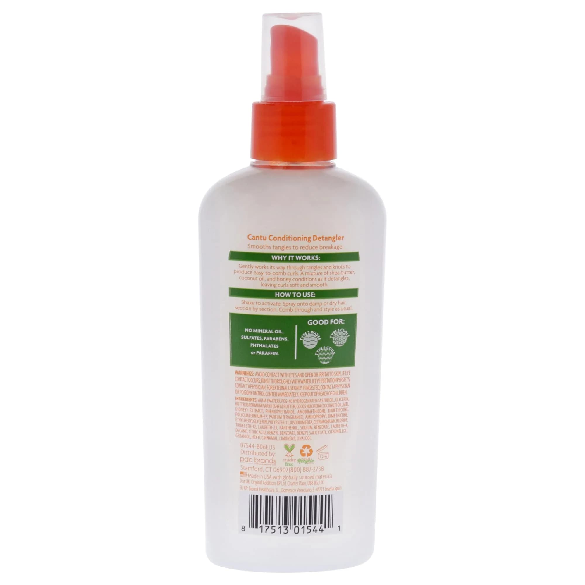 Cantu Care for Kids Conditioning Detangler Spray 177ml (6 Fl Oz) | Gentle Formula for Textured Hair - view 2