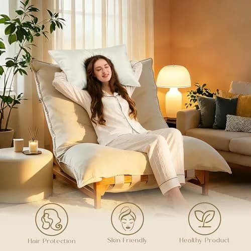 ZIMASILK 100% Pure Mulberry Silk Pillow Case for Hair and Skin, King 51cm x 91cm (20"x36") | Hypoallergenic & Breathable thumbnail 4