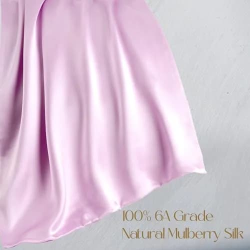 ZIMASILK 100% Pure Mulberry Silk Pillow Cases for Hair and Skin, Queen 51cm x 76cm (20"x30") | Hypoallergenic & Anti-Aging Pillowcase thumbnail 2
