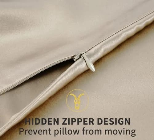 ZIMASILK 100% Pure Mulberry Silk Pillow Cases for Hair and Skin, Queen 51cm x 76cm (20"x30") | Hypoallergenic, Anti-Aging, Breathable thumbnail 8