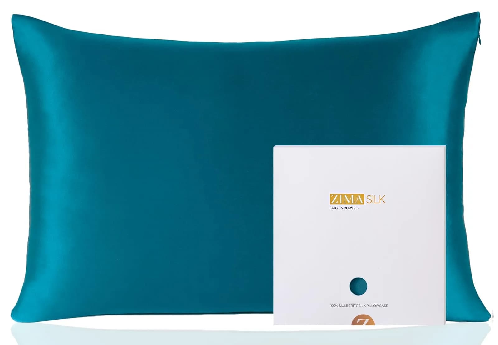 ZIMASILK 100% Pure Mulberry Silk Pillow Cases for Hair and Skin, King