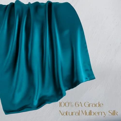 ZIMASILK 100% Pure Mulberry Silk Pillow Cases for Hair and Skin, King thumbnail 2