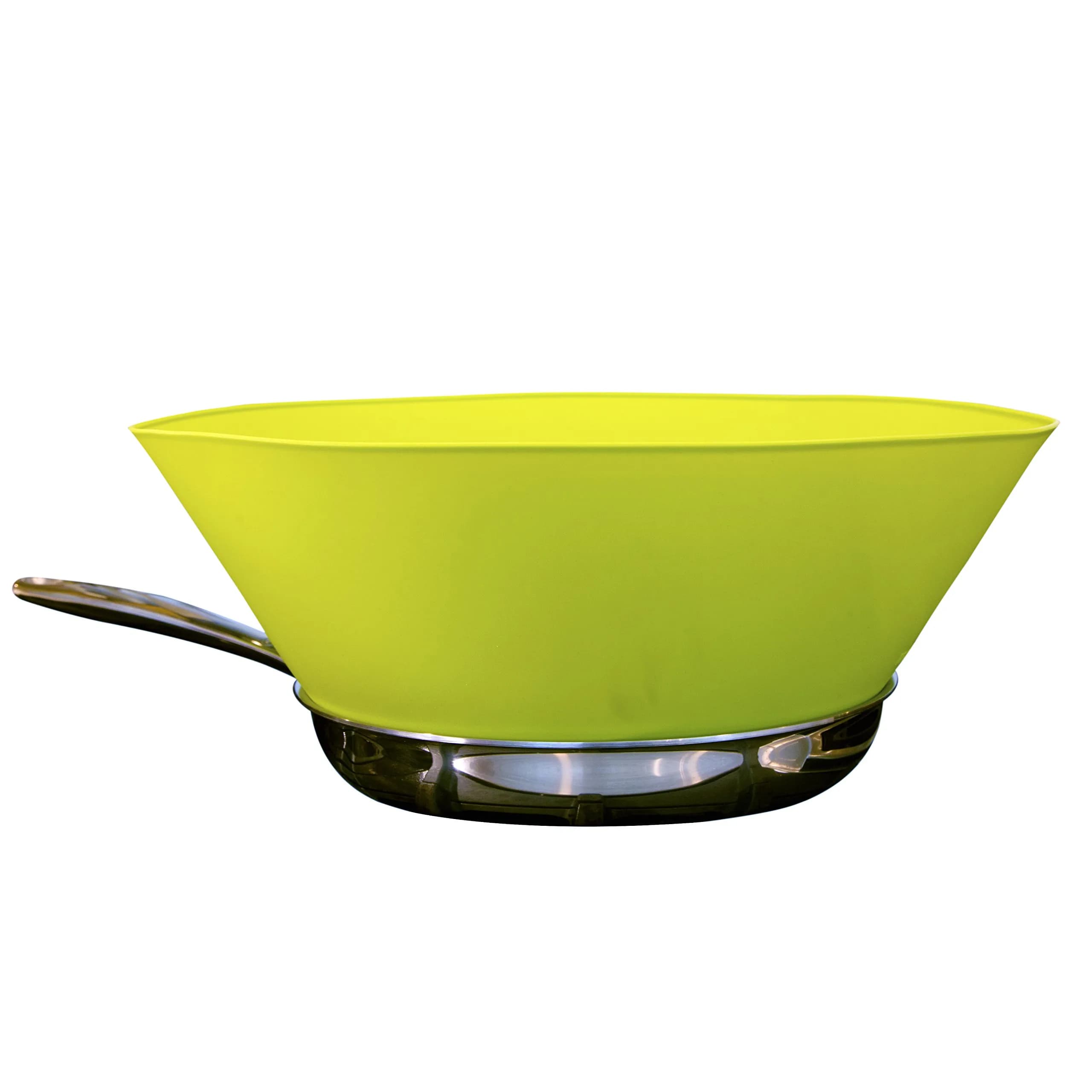 Frywall 10 (Medium) - Green - Splatter Guard | Protects stovetop, fits 10" pans, BPA-free silicone, dishwasher safe, rated to 450°F
