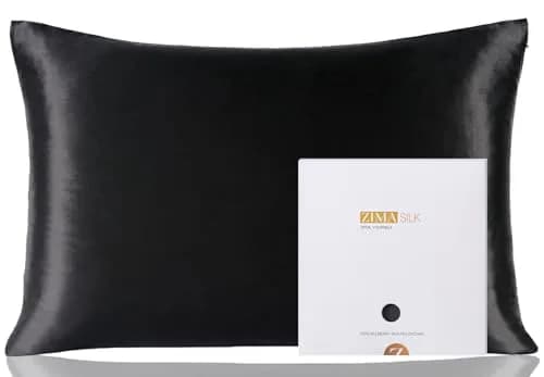 ZIMASILK 100% Pure Mulberry Silk Pillow Cases for Hair and Skin, King 51cm x 91cm (20"x36") | Hypoallergenic & Breathable for Beauty Sleep thumbnail 1