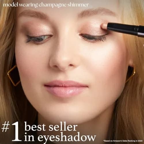 Julep Eyeshadow 101 Crème-to-Powder Eyeshadow Stick, Champagne Shimmer | Long-lasting, crease-proof shimmer eye color thumbnail 4