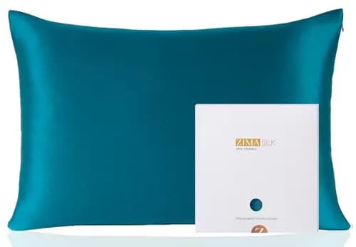 ZIMASILK 100% Mulberry Silk Pillow Case Queen | Hypoallergenic, Breathable & Gentle on Hair & Skin thumbnail 1