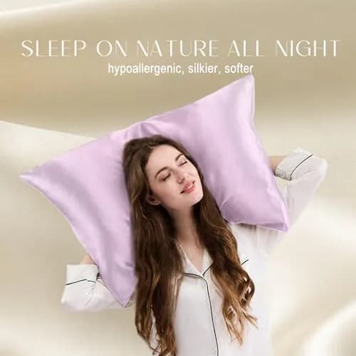 ZIMASILK 100% Pure Mulberry Silk Pillow Cases for Hair and Skin, King 51cm x 91cm (20"x36") | Hypoallergenic & Anti-Aging Pillowcase thumbnail 3
