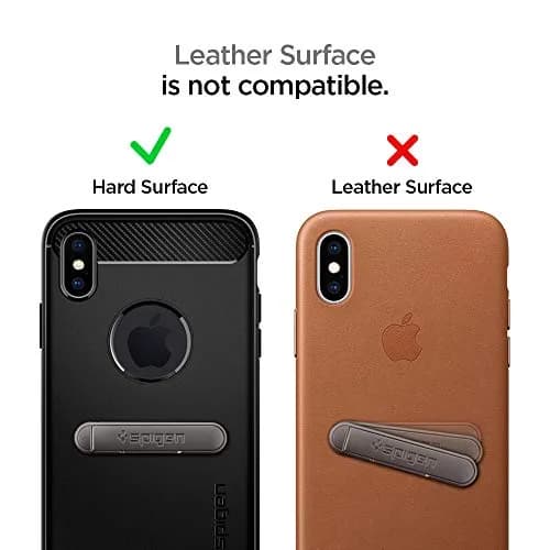 Spigen Universal Phone Grip, Kickstand Stand Strong Adhesive Secure Hold | Minimalist Metal Design thumbnail 5