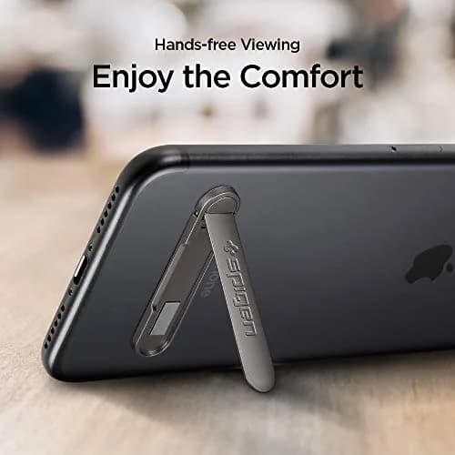 Spigen Universal Phone Grip, Kickstand Stand Strong Adhesive Secure Hold | Minimalist Metal Design thumbnail 6