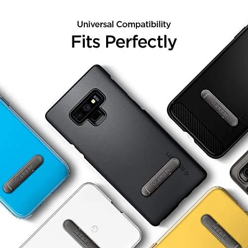 Spigen Universal Phone Grip, Kickstand Stand Strong Adhesive Secure Hold | Minimalist Metal Design thumbnail 2