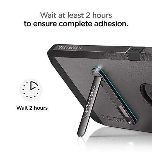 Spigen Universal Phone Grip, Kickstand Stand Strong Adhesive Secure Hold | Minimalist Metal Design thumbnail 3