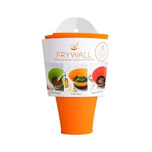 Frywall Splatter Guard for 10" Pans | Stops Grease & Steam, Dishwasher Safe, Compact Storage thumbnail 2