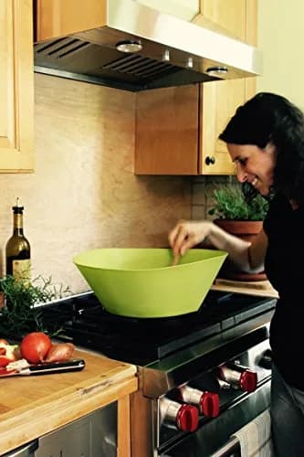 Frywall Splatter Guard for 10" Pans | Stops Grease & Steam, Dishwasher Safe, Compact Storage thumbnail 4