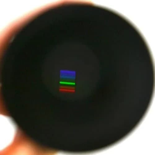 Eisco Economy Spectroscope Tube 10.25 in | 500 Lines/mm Diffraction Grating for Light Spectra Exploration thumbnail 2