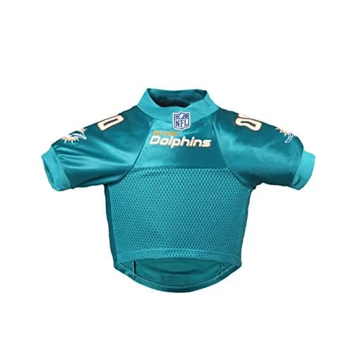 Littlearth NFL Miami Dolphins Premium Pet Jersey, Large | Authentic Team Colors & Graphics thumbnail 2
