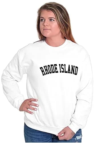 Classic Teaze Rhode Island Simple Classis Souvenir Sweatshirt 4X Large | Unisex Cotton & Polyester thumbnail 5
