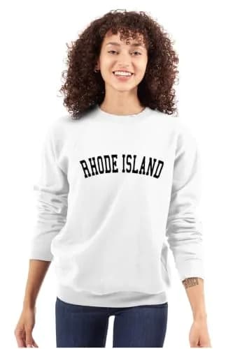 Classic Teaze Rhode Island Simple Classis Souvenir Sweatshirt 4X Large | Unisex Cotton & Polyester thumbnail 2