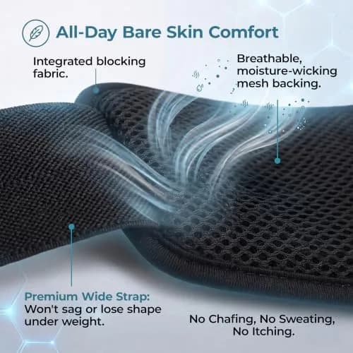 Mind and Body Experts The Belt of Orion Money Belt, Slim 9x4in | Anti-Theft Travel Waist Pack for Men & Women thumbnail 5