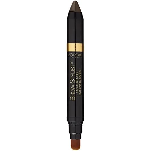 L'Oreal Paris Brow Stylist Kabuki Blender Brow Crayon Brunette 0.05 oz (1.4g) | Natural Soft Full Brow Makeup thumbnail 3
