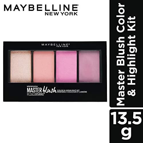 Maybelline Facestudio Master Blush Color & Highlight Kit | 0.47 oz (14g) | Vibrant Cheek Palette thumbnail 2