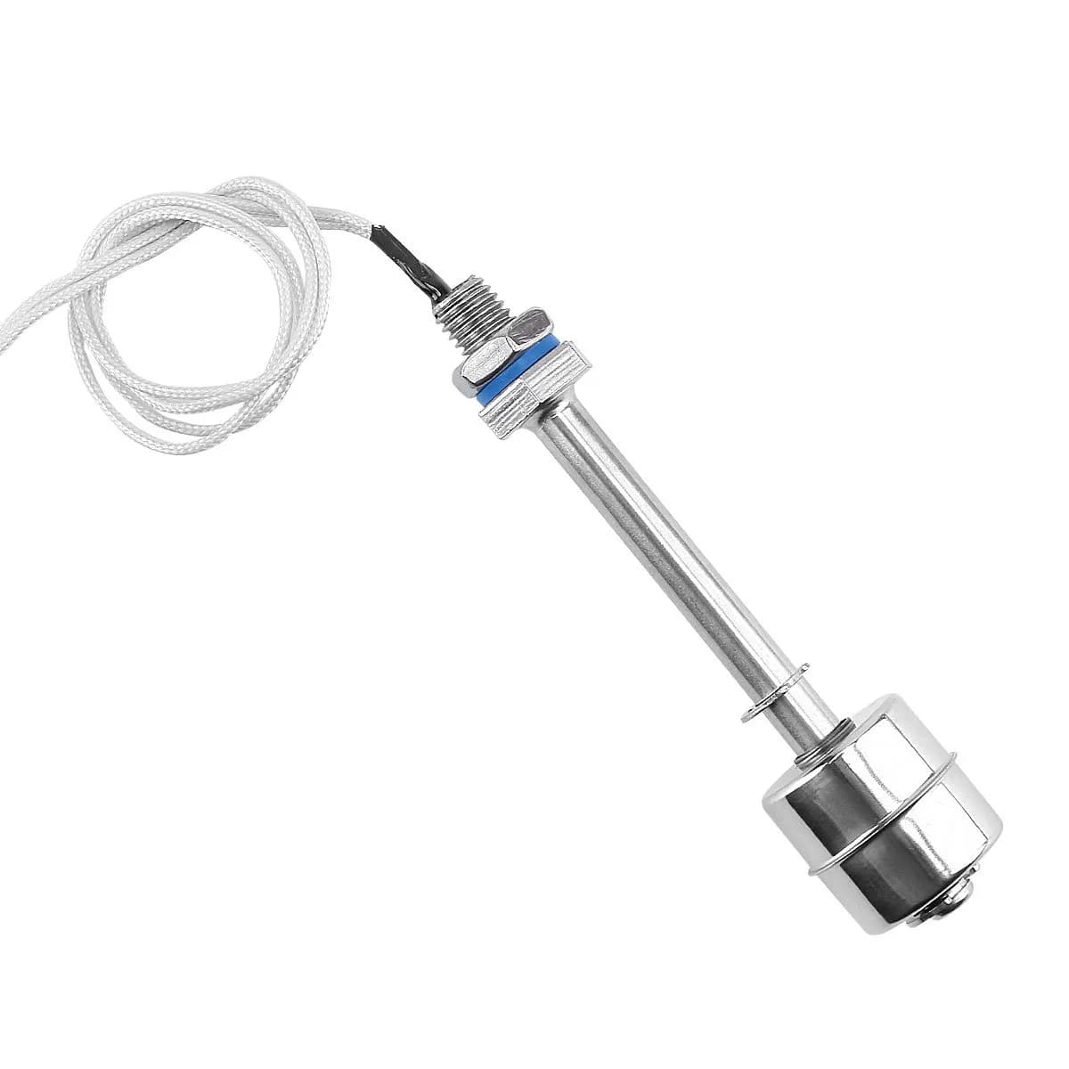 ELECALL 4" Float Switch Stainless Steel Tank Water Level Sensor 110V | Flange Mount, 0-4 inch Range