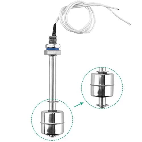 ELECALL 4" Float Switch Stainless Steel Tank Water Level Sensor 110V | Flange Mount, 0-4 inch Range thumbnail 2