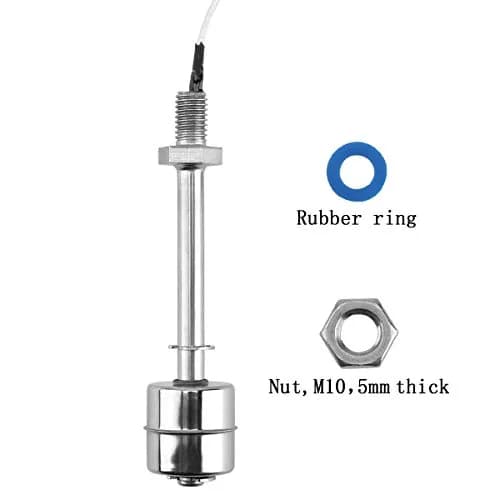 ELECALL 4" Float Switch Stainless Steel Tank Water Level Sensor 110V | Flange Mount, 0-4 inch Range thumbnail 3