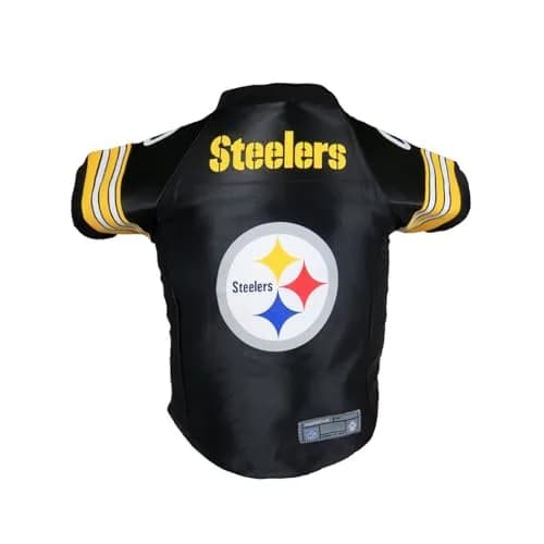 Littlearth NFL Pittsburgh Steelers Premium Pet Jersey Large | Authentic Team Colors & Graphics thumbnail 1