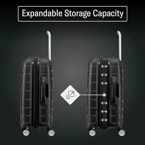 Samsonite Freeform 24-Inch Medium Luggage with Dual 360° Spinner Wheels | TSA Lock, Airline-Approved, Durable Polypropylene for Lightweight Travel thumbnail 5