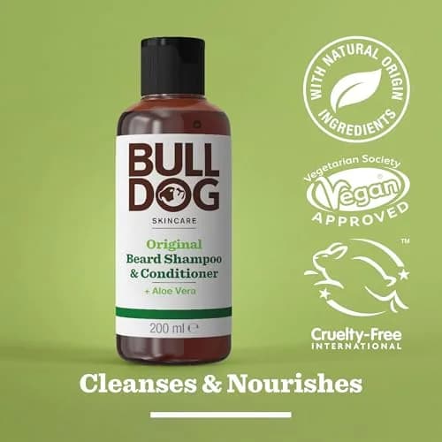 Bulldog Shampoo Conditioner Beard Original 200ml | Nourishes & Softens with Natural Ingredients thumbnail 2