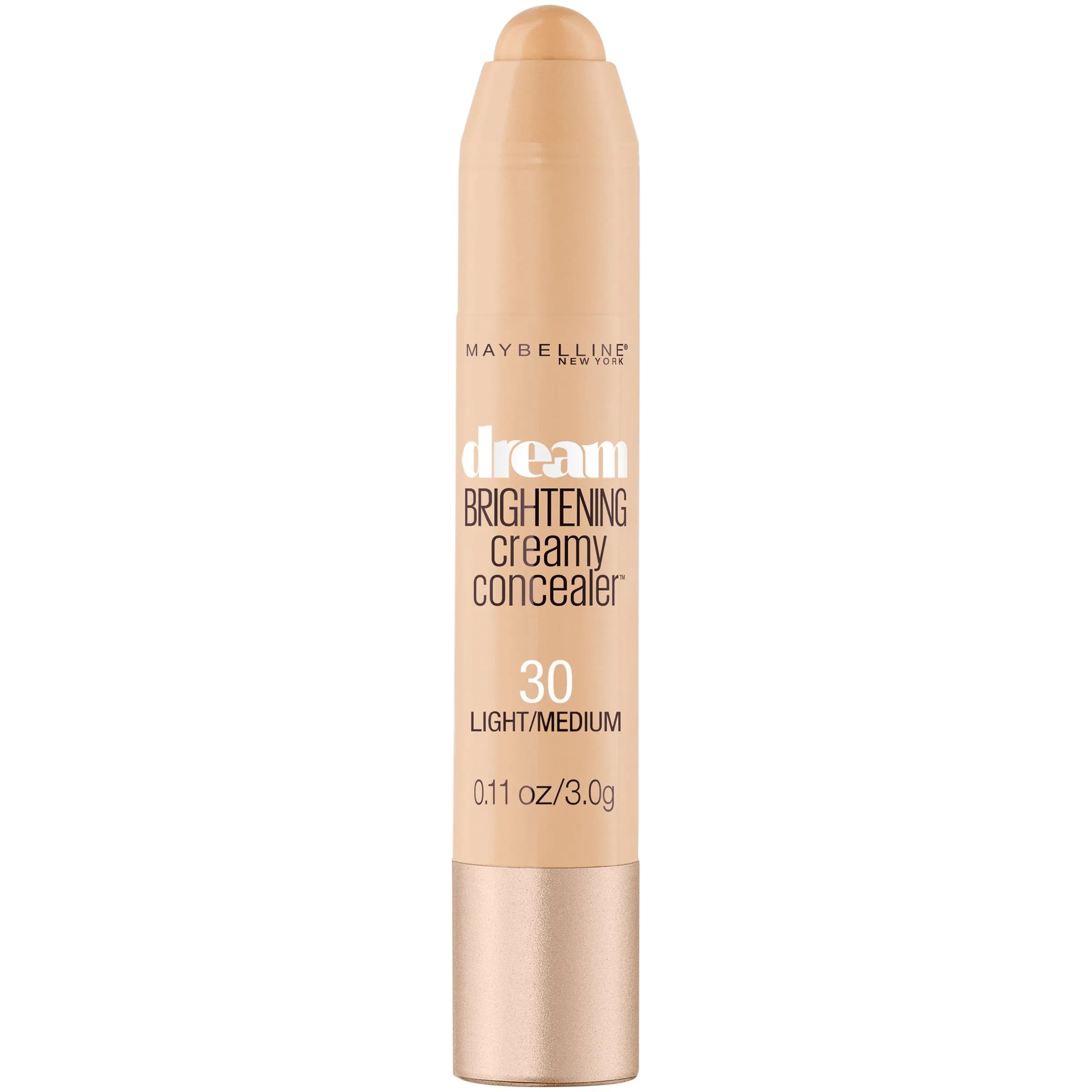 Maybelline Dream Brightening Creamy Concealer Stick, Light/Medium, 3g (0.11 oz) | Illuminates Under Eyes — Light/Medium