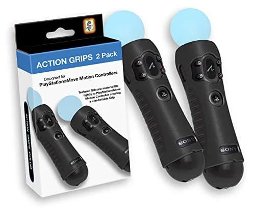 Game Traveler RDS - Licensed Sony PlayStation Action Grips for PlayStation Move Motion Controllers – Textured Silicone thumbnail 1
