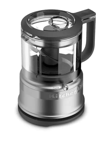 KitchenAid 3.5 Cup Food Chopper KFC3516CU, Contour Silver | 240W Power for Quick Chopping thumbnail 2