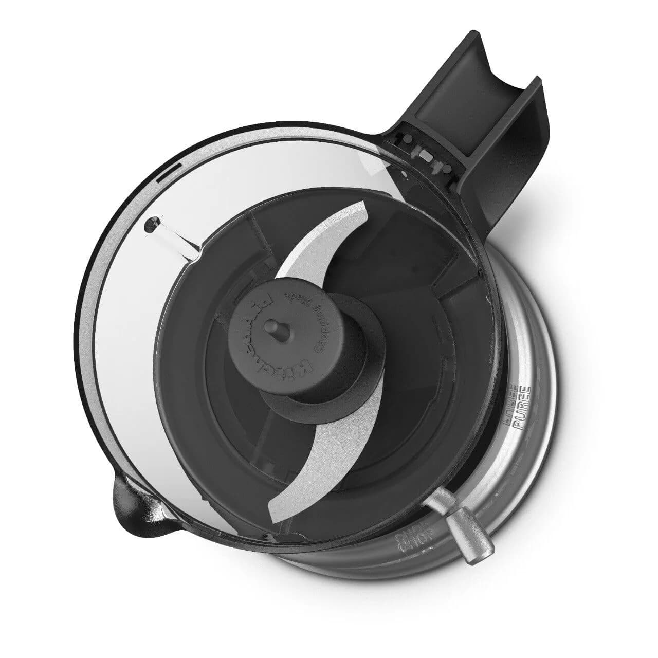 KitchenAid 3.5 Cup Food Chopper KFC3516CU, Contour Silver | 240W Power for Quick Chopping - view 3