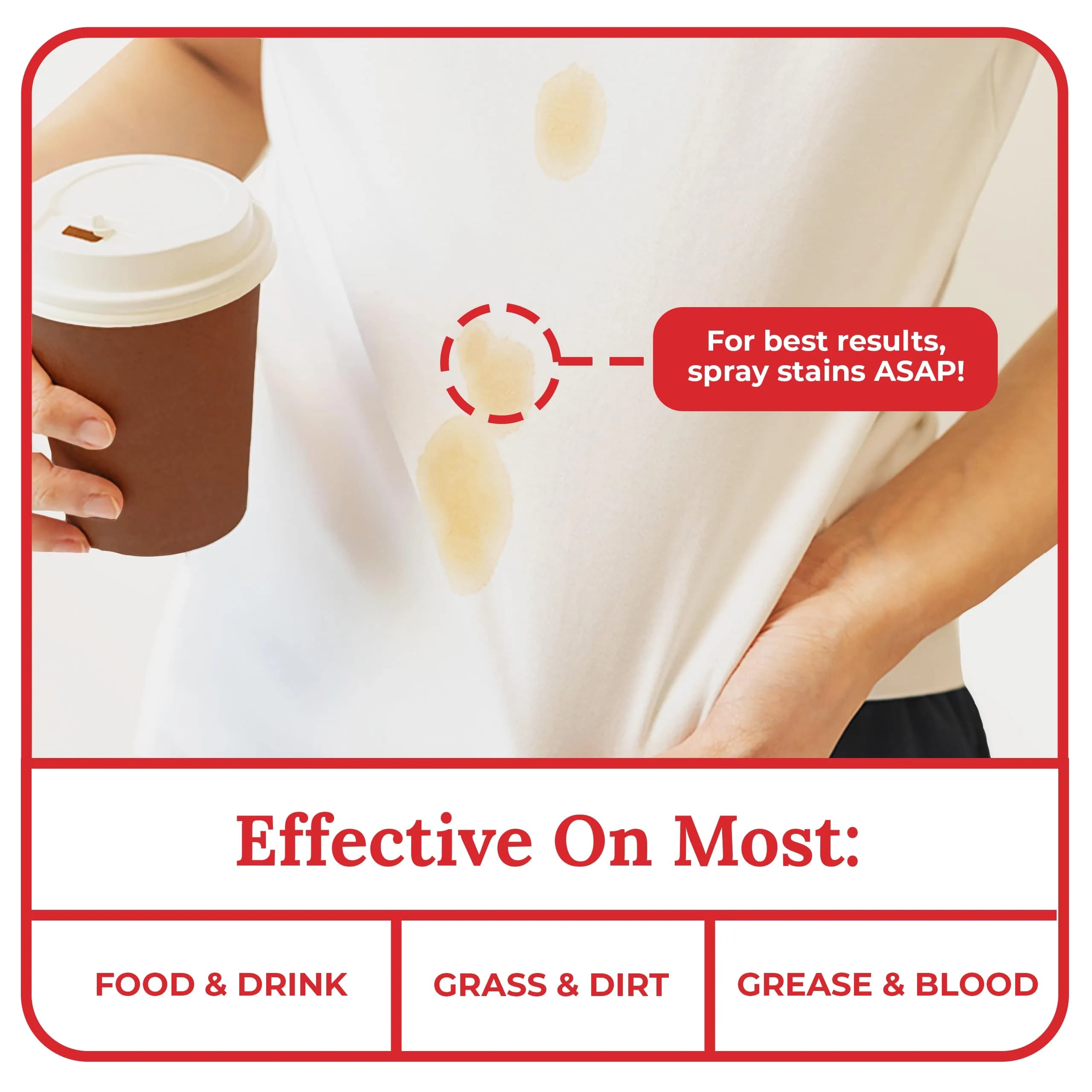 Emergency Stain Rescue Stain Remover Spray 118ml (4 Fl Oz) | Professional Grade for Wine & Coffee - view 6