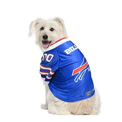 Littlearth NFL Buffalo Bills Premium Pet Jersey, Small | Authentic Team Colors & Graphics thumbnail 3