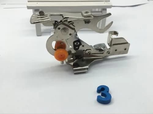 HONEYSEW Ruffler Foot for Singer Brother Juki Low Shank Sewing Machine (3 Style, 1 inch x 1 inch) thumbnail 3