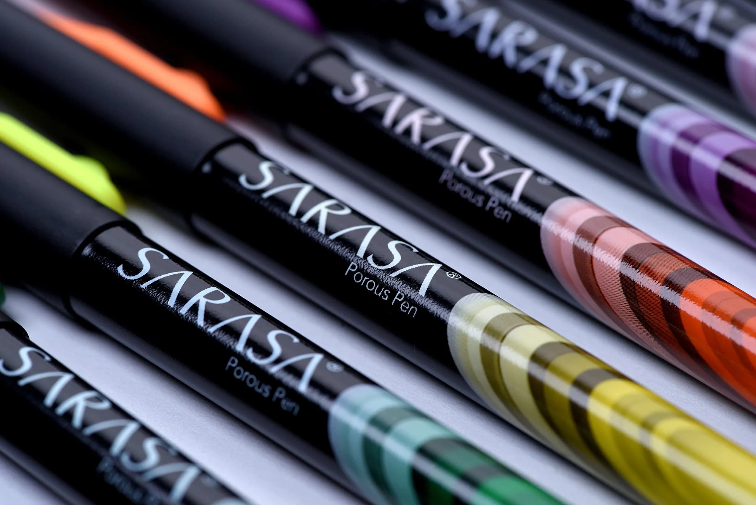Zebra Pen Sarasa Fineliner Pen 0.8mm Green 12 Count | Smooth Ink Flow for Artists & Students - view 2