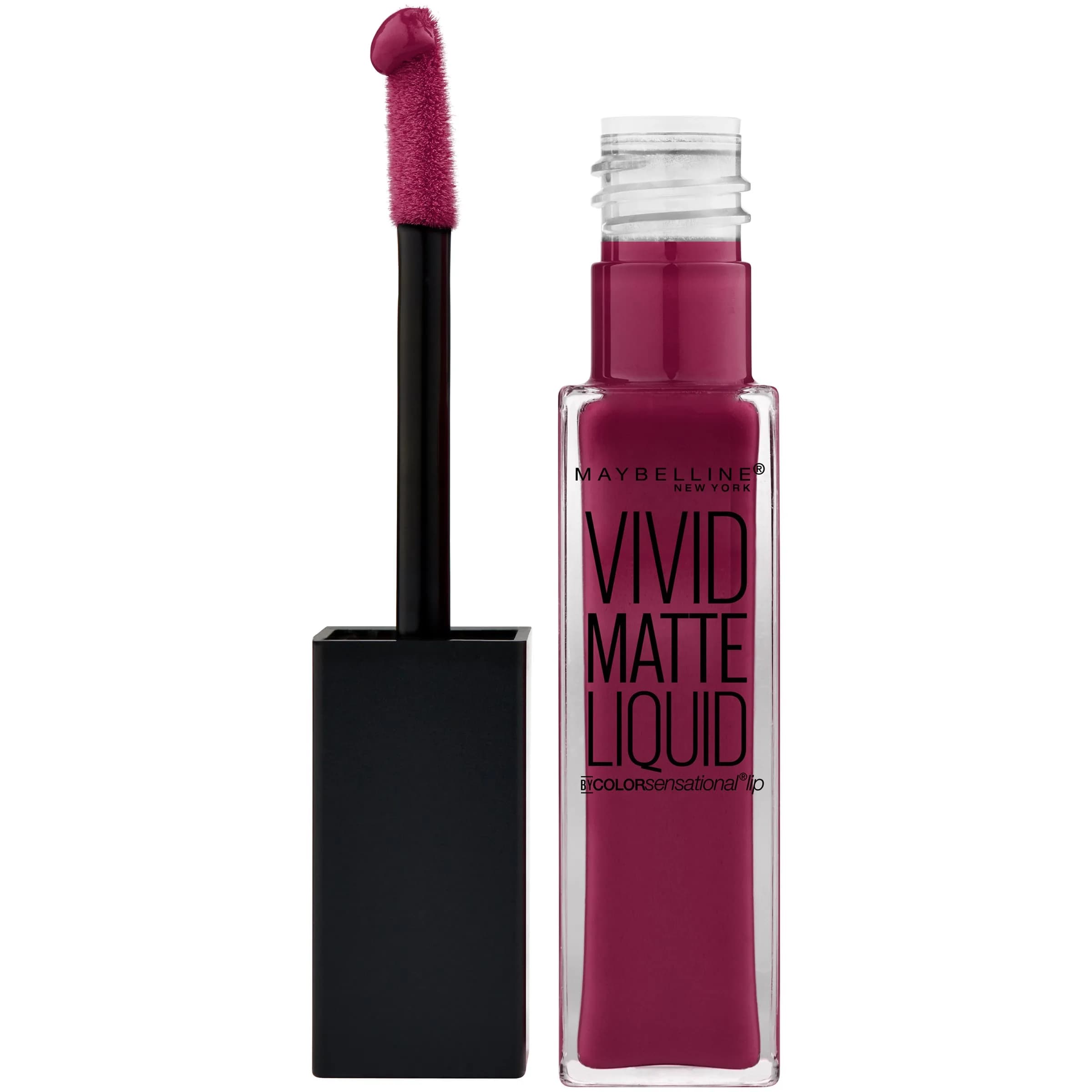 Maybelline New York Color Sensational Vivid Matte Liquid Lipstick Smoky Rose | Velvety, Vivid Color