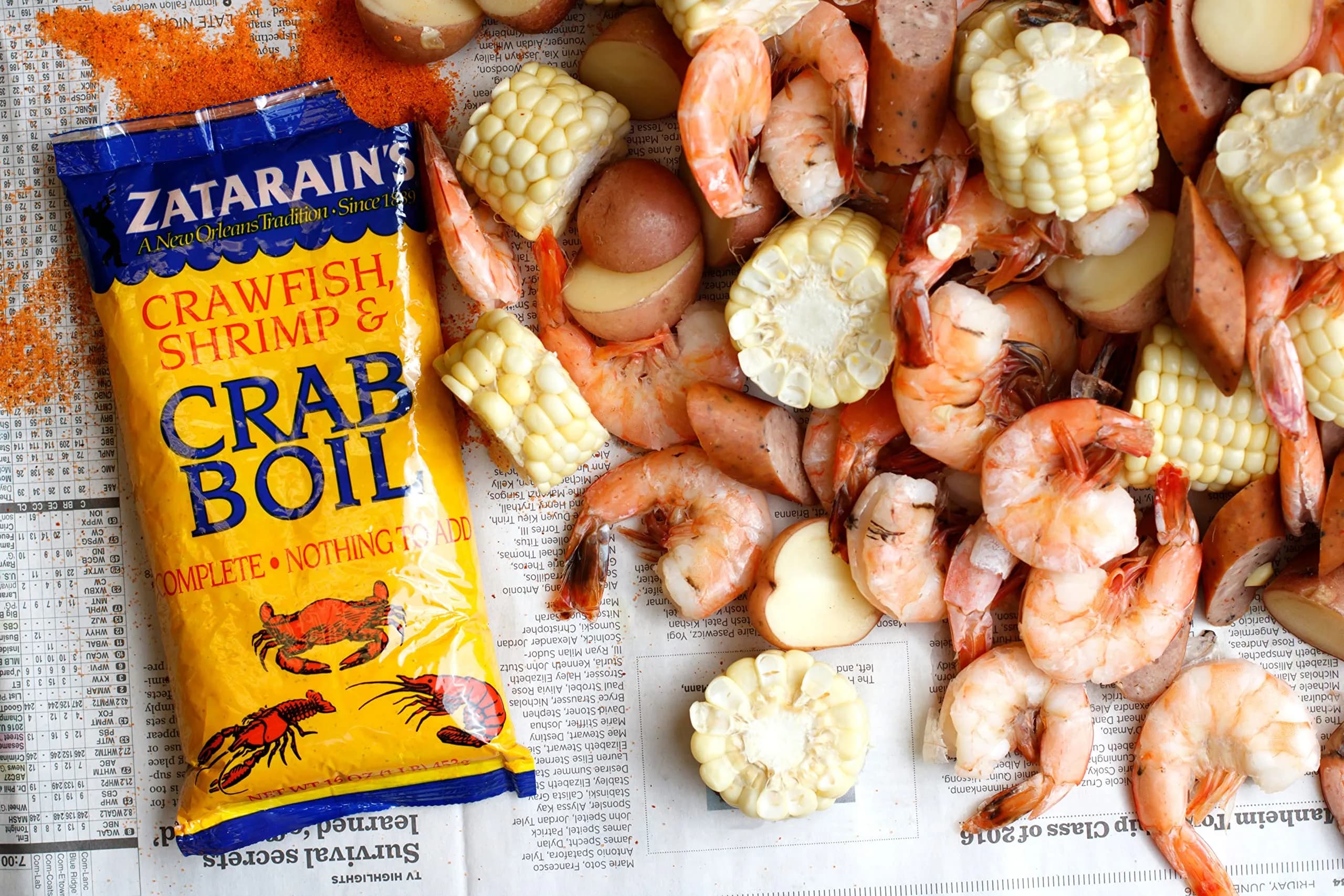 Zatarain's Crawfish, Shrimp & Crab Boil 16 oz (454 g) | Authentic New Orleans Style Seafood Seasoning - view 2