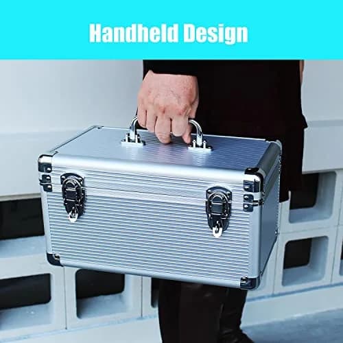 GLOTRENDS B86 14-Slot Hard Drive Storage Box 32cm (12.6in) | Protects 3.5" & 2.5" HDDs from Dust & Water thumbnail 4