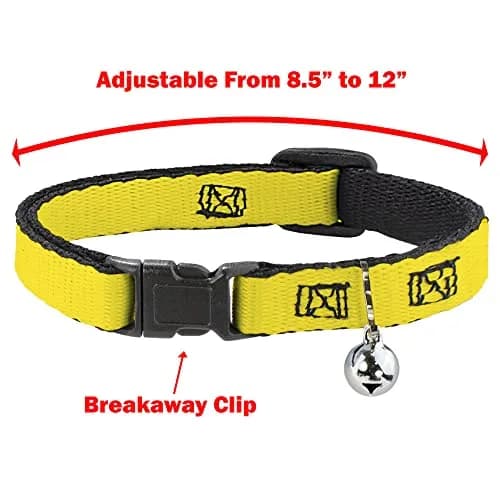 Buckle-Down Disney Breakaway Cat Collar | 8.5-12" Neck, Polka Dots, Multicolor thumbnail 3