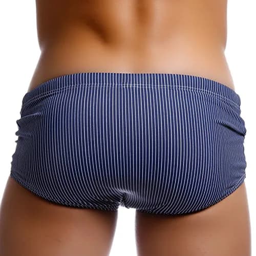 Taddlee Men’s Swimwear Sexy Swim Briefs Board Surf Shorts Boxer Trunks, Blue, Medium | Comfortable, Quick Dry, European Size Smaller thumbnail 2