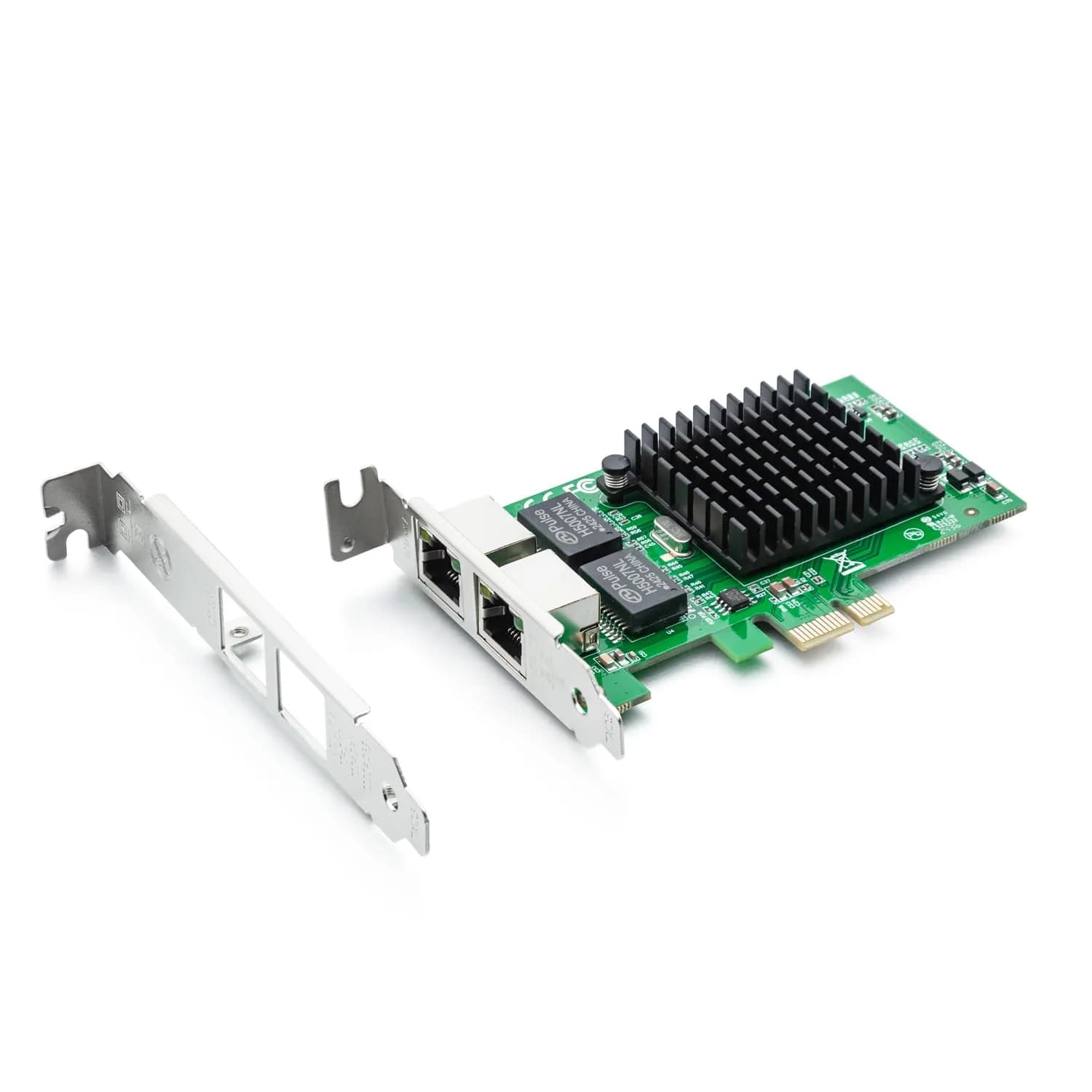 10Gtek Gigabit Ethernet PCIe Network Adapter Dual RJ45 Ports 1Gbps | Intel 82576 Chip - main product image