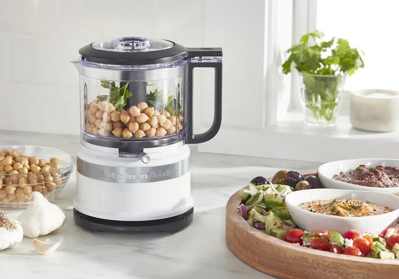 KitchenAid 3.5 Cup Food Chopper KFC3516WH White | Compact & Powerful for Everyday Prep - view 4