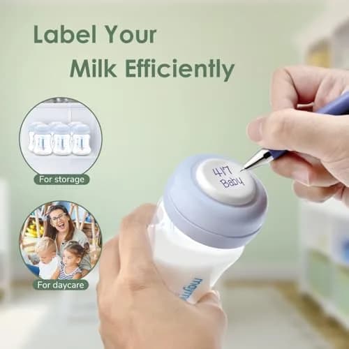 Maymom Wide-Mouth Milk Storage Collection Bottle with SureSeal Sealing Disk | Compatible with Spectra/Motif Luna/Ameda MYA/Bellababy Pumps thumbnail 5