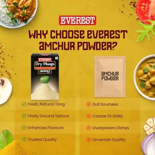Everest Dry Mango Powder 50 Gm (1.76 oz) | Authentic Indian Seasoning thumbnail 5