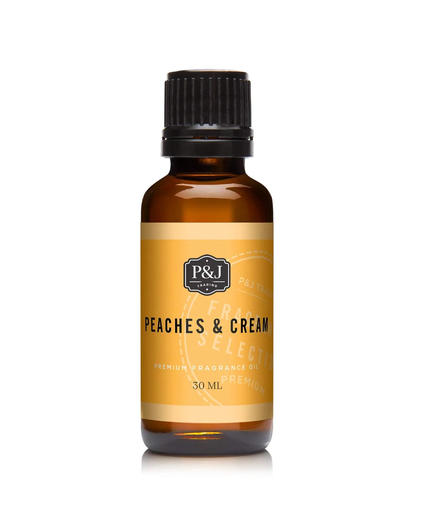 P&J Trading Peaches & Cream Fragrance Oil 30ml (1.01 Fl Oz) | IFRA Certified Master Perfumer Scent - main product image
